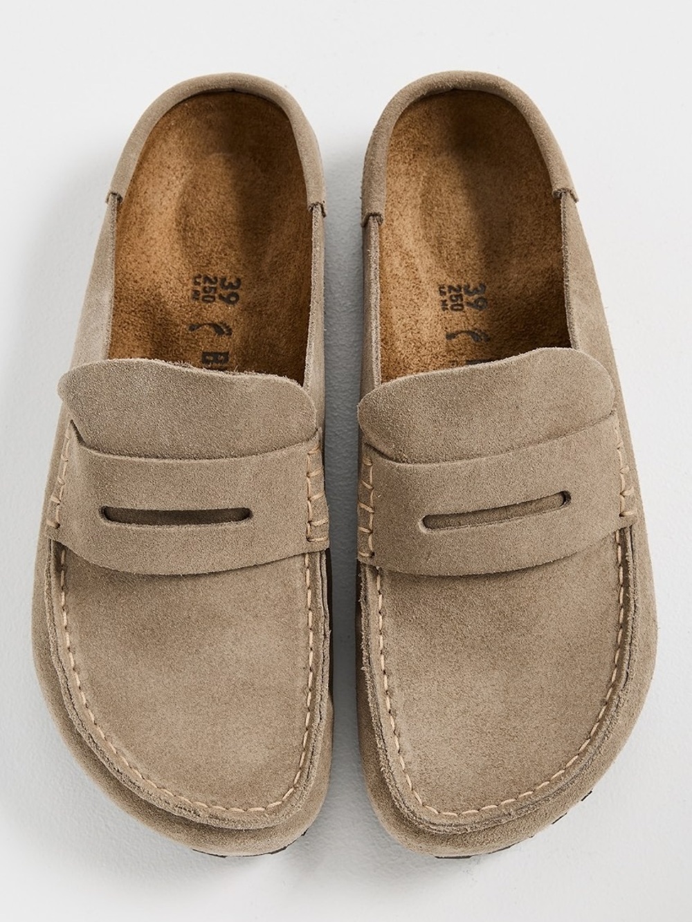 Birkenstock NAPLES WRAPPED Suede Slip-On Loafers NEW